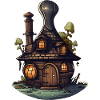 House made of hat