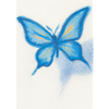 Blauer Schmetterling