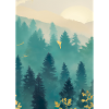Nebliger Wald