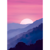 Rosa Sonnenuntergang