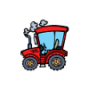 Biobauer Kraftfahrzeug Schlepper Traktor Statement