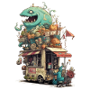 Monster Flohmarktstand