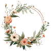 Team Bride Flower Wreath