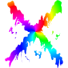 X Desing regenbogen