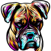Boxer Dog Kunst