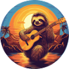 Guitariste paresseux - Sunset