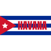 La Havane dans le drapeau cubain