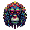 Mystical Rainbow Monkey