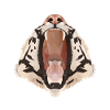 Tiger polygon with open mouth