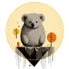 Koala en formes