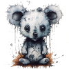 Cute Sad Koala