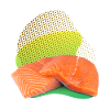 Lachs, Salmon, Lachs-Steak, Räucherlachs