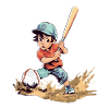 Baseball Playing Boy - Kids Baseball
