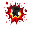 Comic Hund Design - Pow - Riesenschnauzer