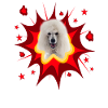 Tegneserie Hund Design - Pow - Puddel