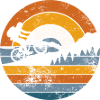 Retro Ridge Bicycle Sunset