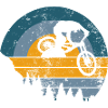 Sunset MTB Jump Silhouette