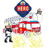 Playmobil Design Pompier Avec Camion De Pompiers
