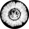 Moon in the eye