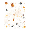 Celestial Aesthetics Moon Star Pattern