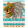 Guerrier aztèque mexicain Aztèques