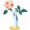 Graphique de fleur ininterrompue