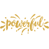 Powerful byseehasdesign gold