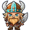 Ragnar's Conquests: Cartoon Viking Ragnar