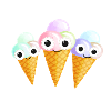 eistüten, eis,icecream,comic