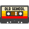 Old School Mixtape Cassette