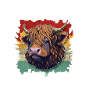 Highland cattle cattle