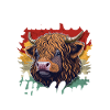 Highland cattle cattle