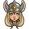 Lagatha, the Valkyrie: Cartoon Valkyrie Lagatha