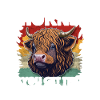 Highland cattle cattle