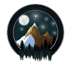 Night in the mountains