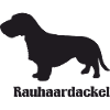 Rauhaardackel Silhouette