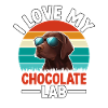 I LOVE MY CHOCOLATE LAB
