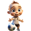Fussballer Junge
