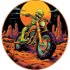 Motorcycle Alien Dessert