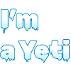 "I'am a Yeti" | Ice design