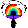 rainbow eye