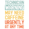 Technician need coffee urgently