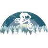 Forest Night MTB Jump