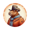 Capybara Cowboy