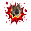 Comic Dog Design - Pow - Eurasier