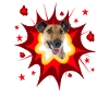 Comic Hund Design - Pow - Foxterrier