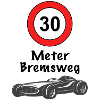 30 Meter Bremsweg