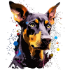 Doberman Dog Gift Saying