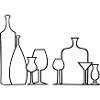 Barman Bouteilles Verres