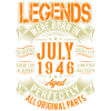 1946 July Birthday Legend